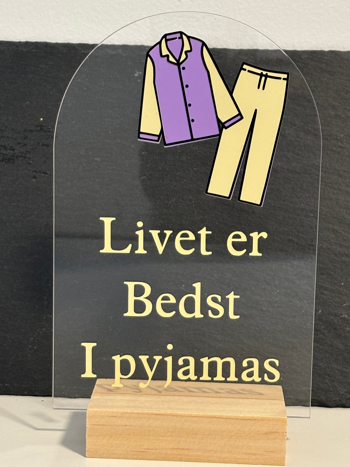 Skilt med citat