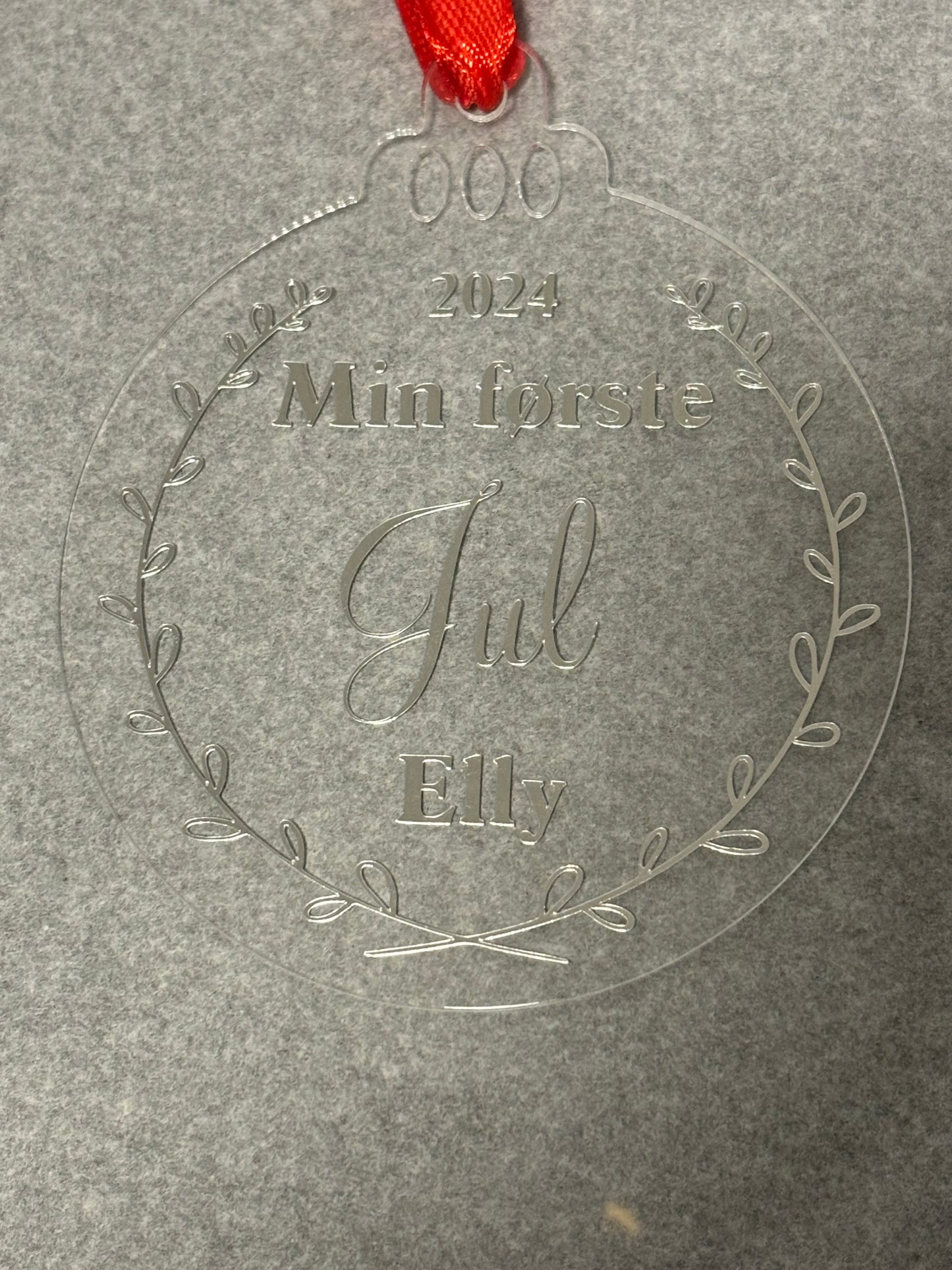 Julekugle. Min første jul