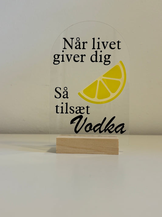 Skilt med citat