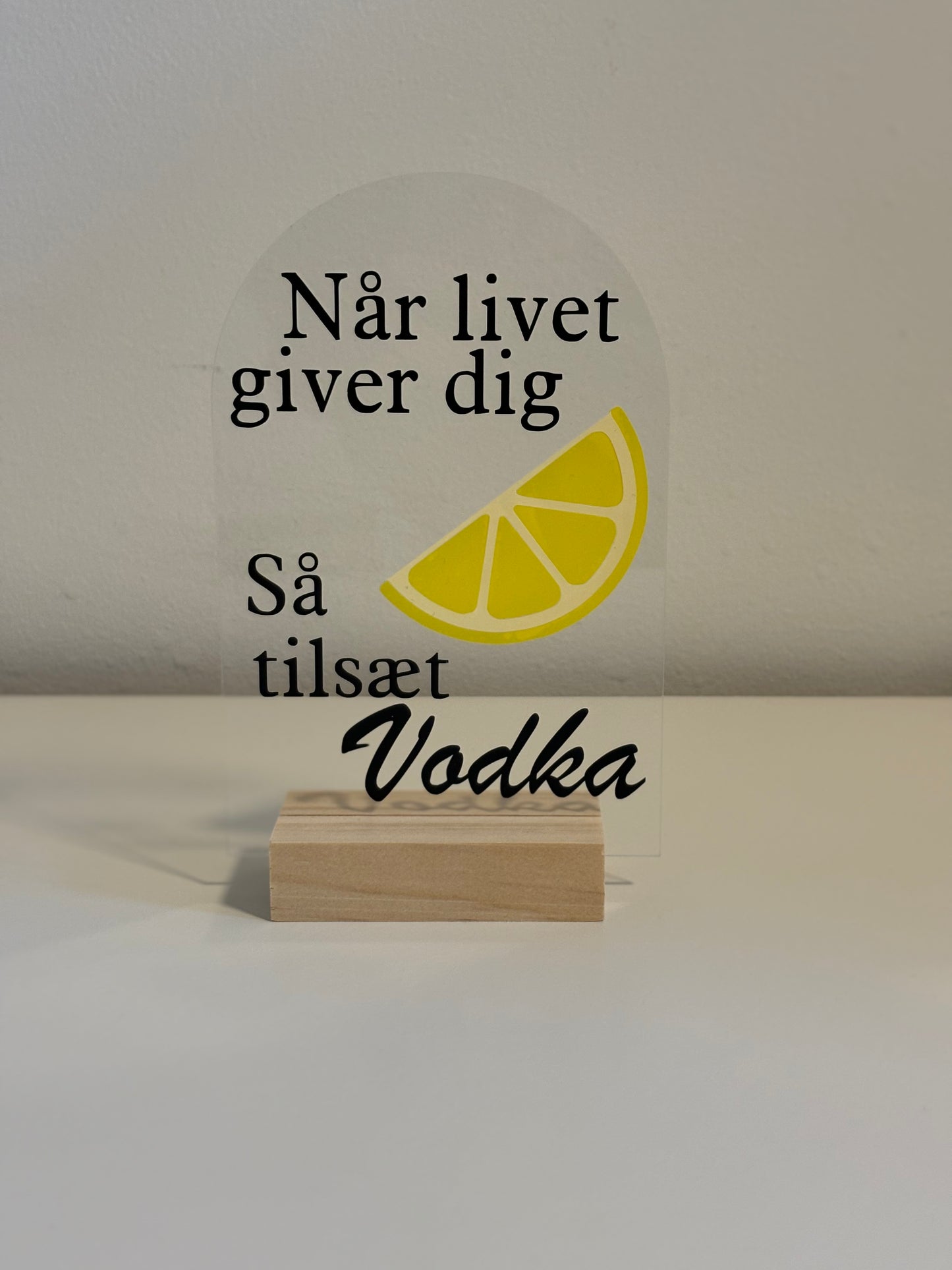 Skilt med citat