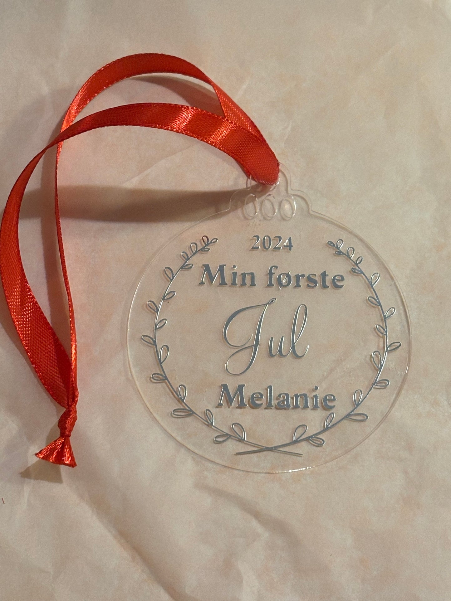 Julekugle. Min første jul