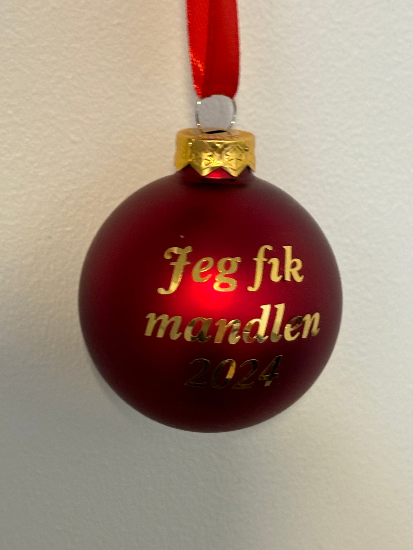 Julekugle, jeg fik mandlen 2024