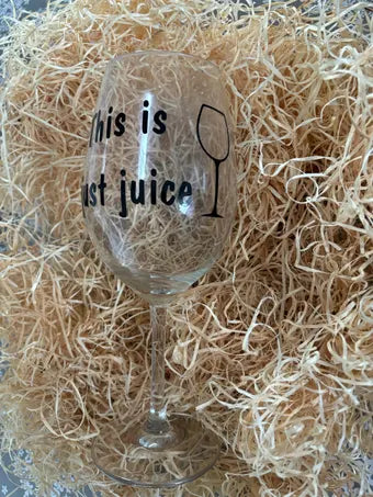 This is just juice wineglass